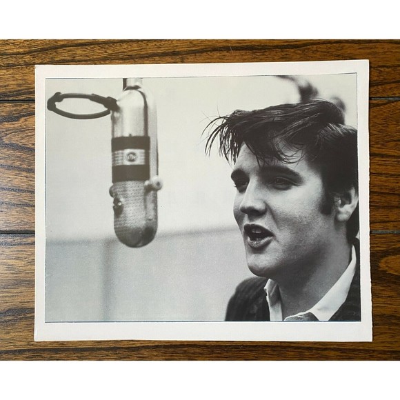 Elvis Print On Cardstock From Calendar - Picture 1 of 1